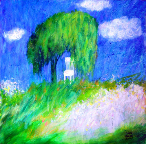 Spring, Tree and Chair